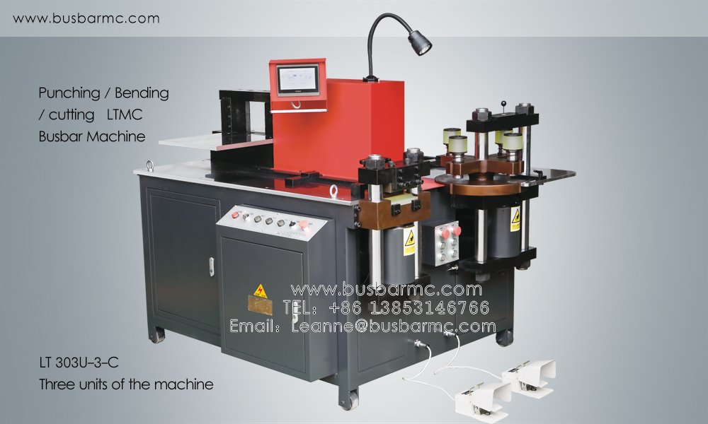 303U-3-C Manual Hydraulic Busbar Bending Punching Cutting Machine India