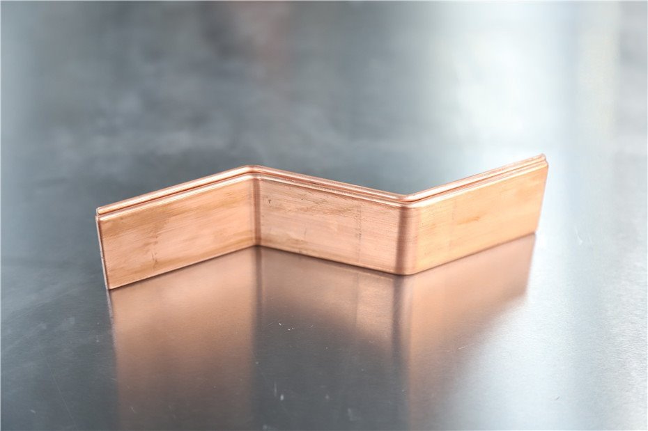 Punched copper busbar samples