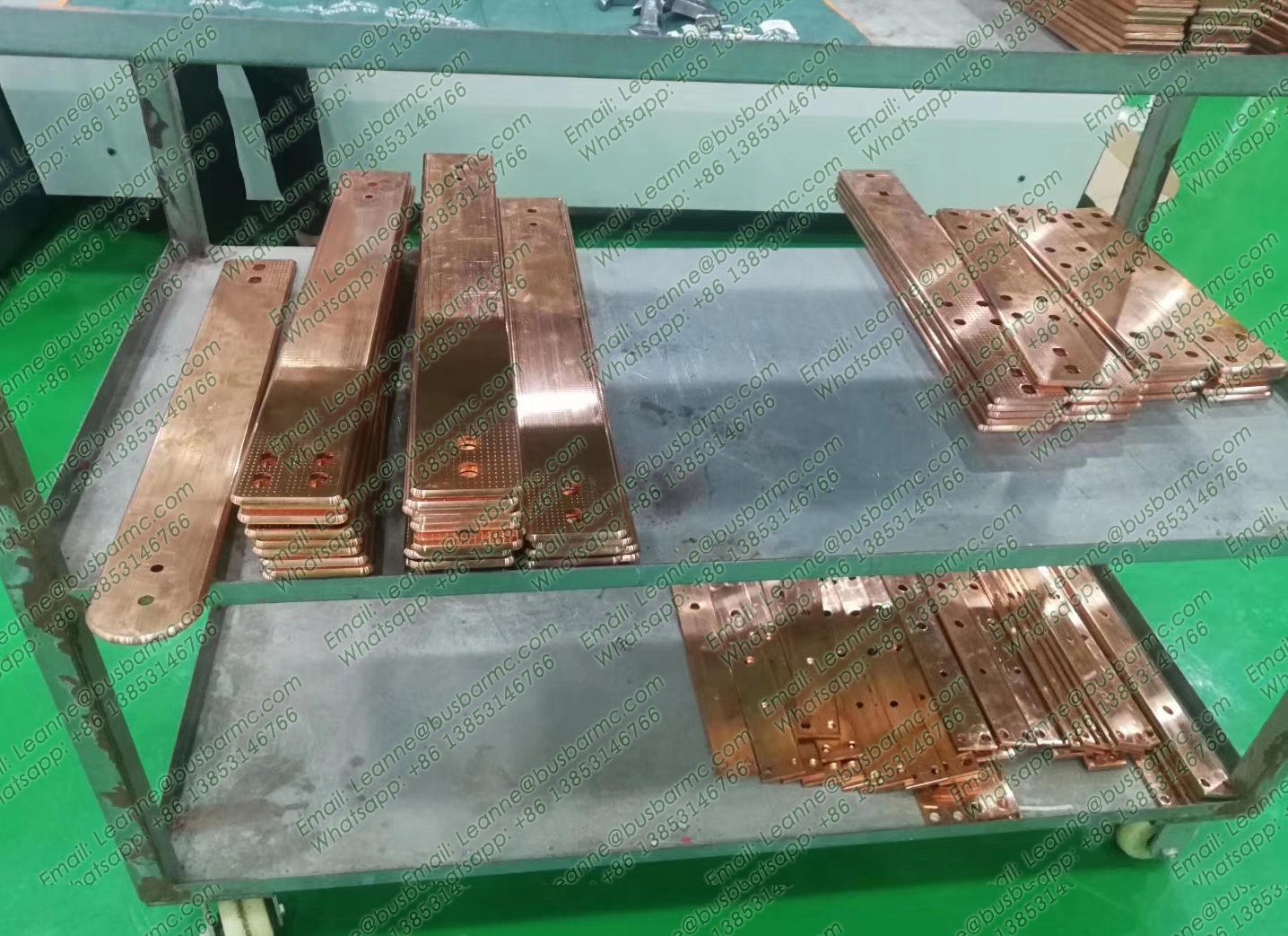 Copper aluminium busbar processing machine