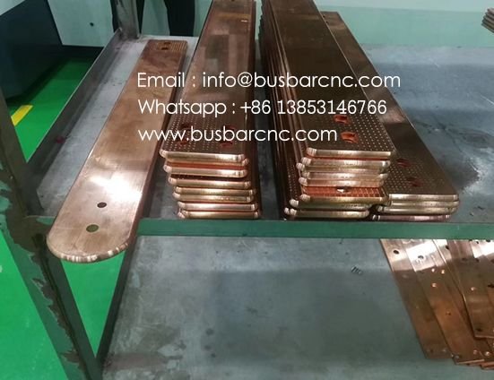 Automatic busbar rounding machine