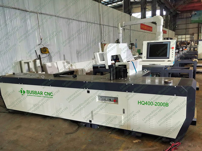 Automatic servo busbar bending machine production