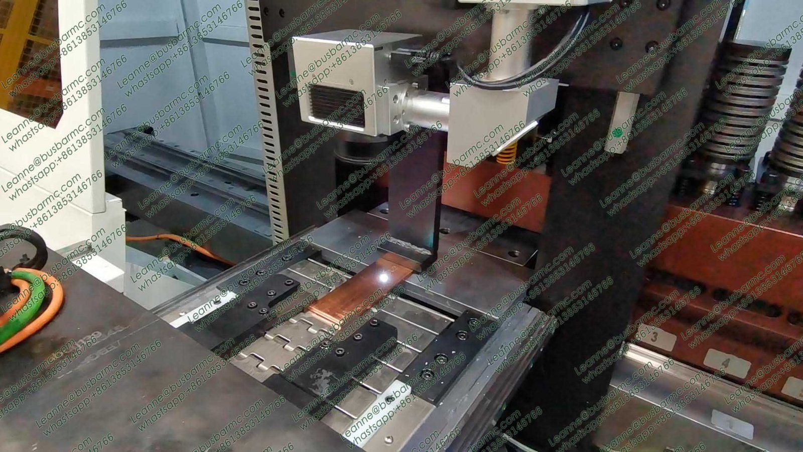 Busbar fiber laser marking machine